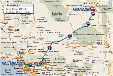 distance lax to las vegas.